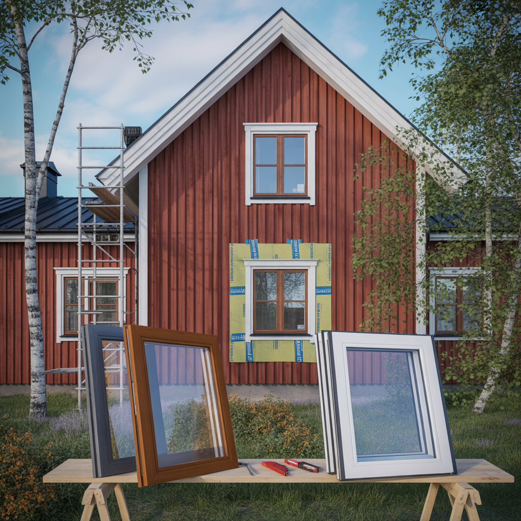 fonsterbyte i villa kostnad energikrav och materialval