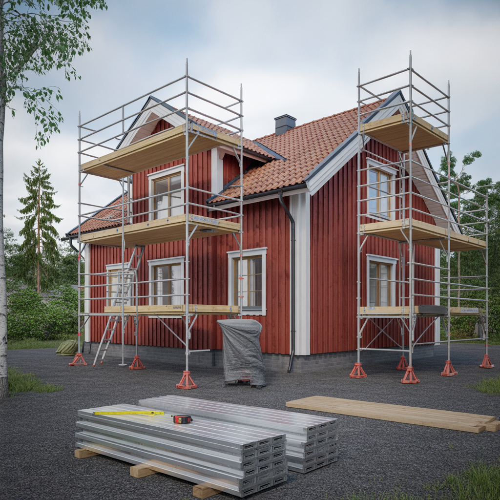 byggstallning sakerhetskrav hyrpris och checklista fore star