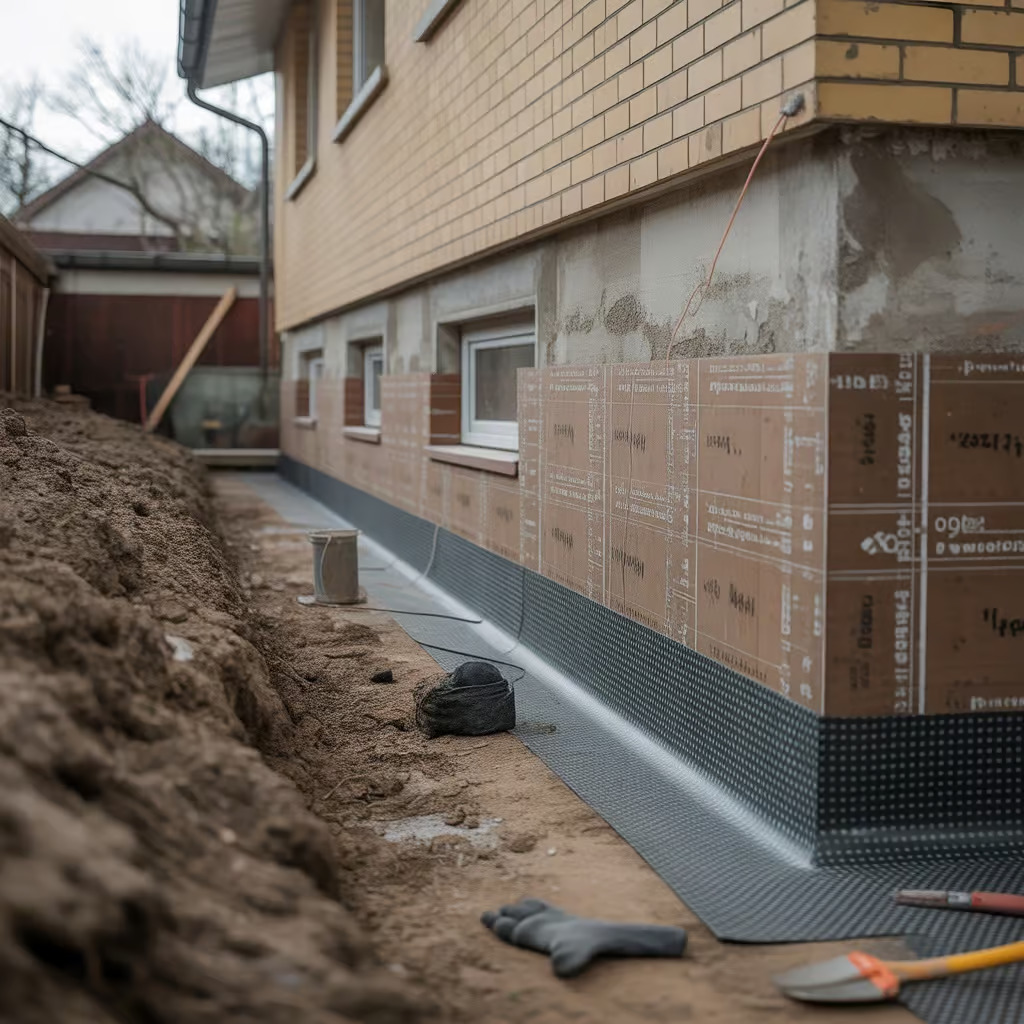 renovera kallare dranera husgrund